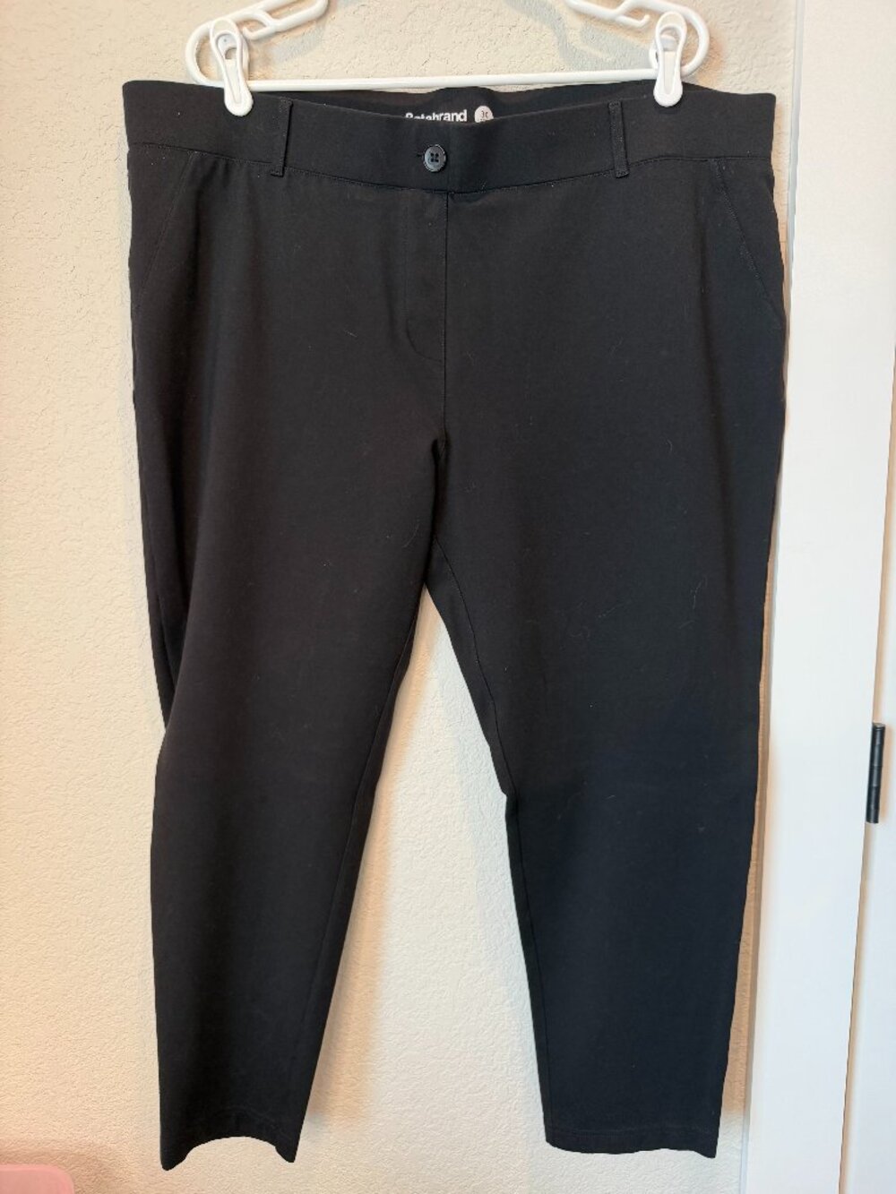 Betabrand Black Comfortable Pants Size 3X Petite